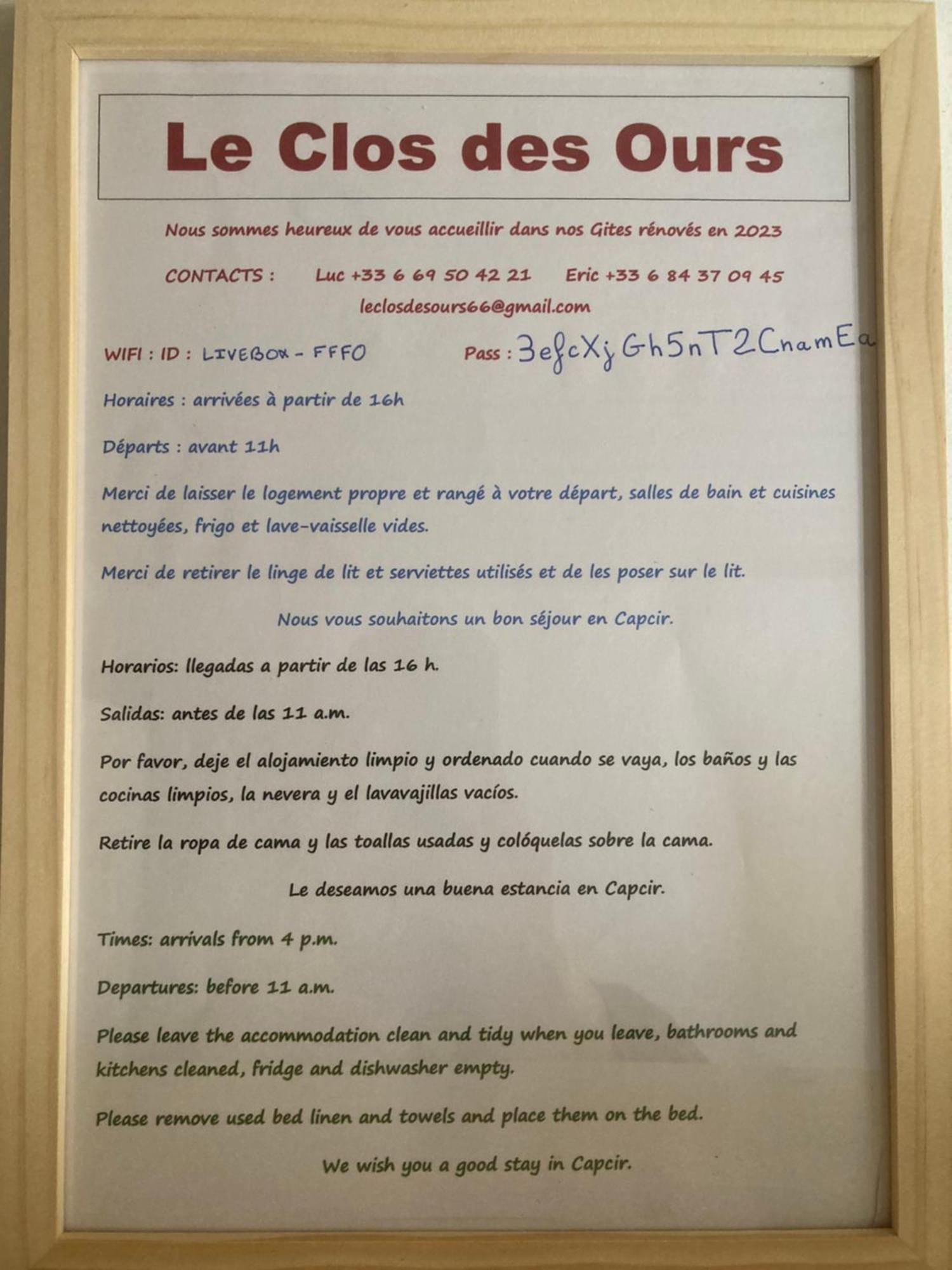 Maison Canelle Le Clos Des Ours Matemale Eksteriør billede